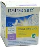 Natracare - Ultra Pad w/Wings, Long (10 ct) 有機護翼夜用衛生巾