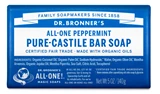 Dr. Bronner's - Organic Peppermint Bar Soap (5 oz) 公平貿易 有機 薄荷香皂