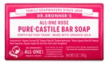 Dr. Bronner's - Organic Rose Bar Soap (5 oz) 玫瑰嫩白潔膚皂