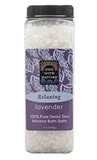 One With Nature - Relaxing Lavender Dead Sea Mineral Bath Salt (32 oz) 薰衣草死海矿物浴盐