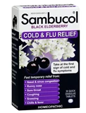 Sambucol - Black Elderberry Cold & Flu Relief (30 tab) 接骨木花 感冒配方 (美国版)