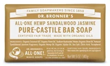 Dr. Bronner's - Organic Sandalwood Jasmine Bar Soap (5 oz) 檀香茉莉保濕潔膚皂