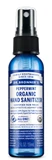 Dr. Bronner's - Organic Peppermint Hand Sanitizer (2 oz) 有机薄荷抗菌喷雾
